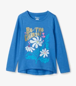 Sale Hatley Girls Be The Change Long Sleeve T-Shirt