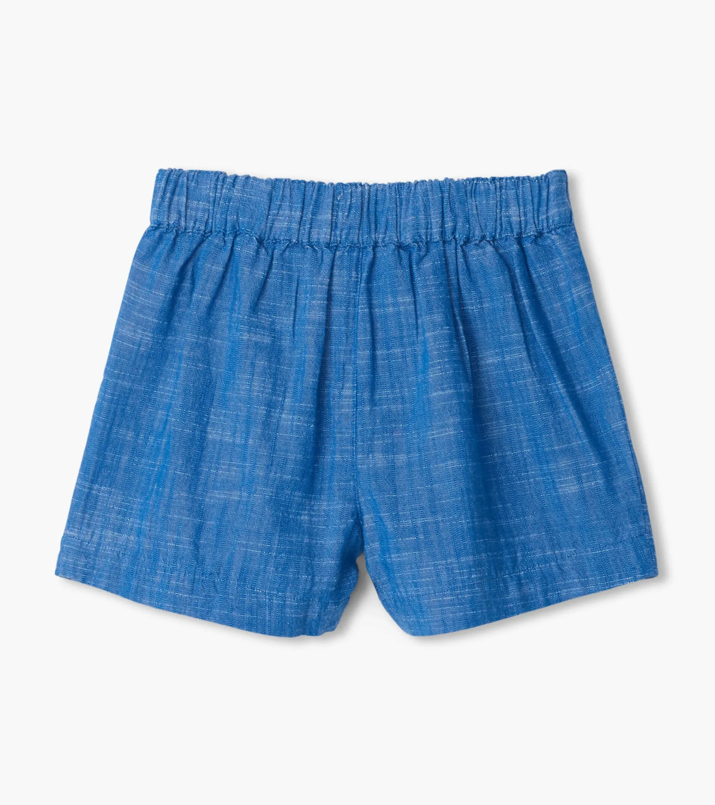 Online Hatley Girls Belted Chambray Paper Bag Shorts