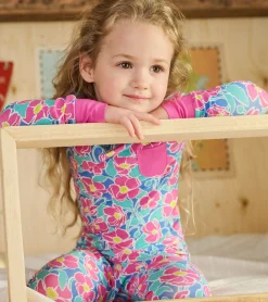 Hot Hatley Girls Big Poppies Bamboo Pajama Set