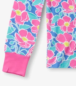 Hot Hatley Girls Big Poppies Bamboo Pajama Set