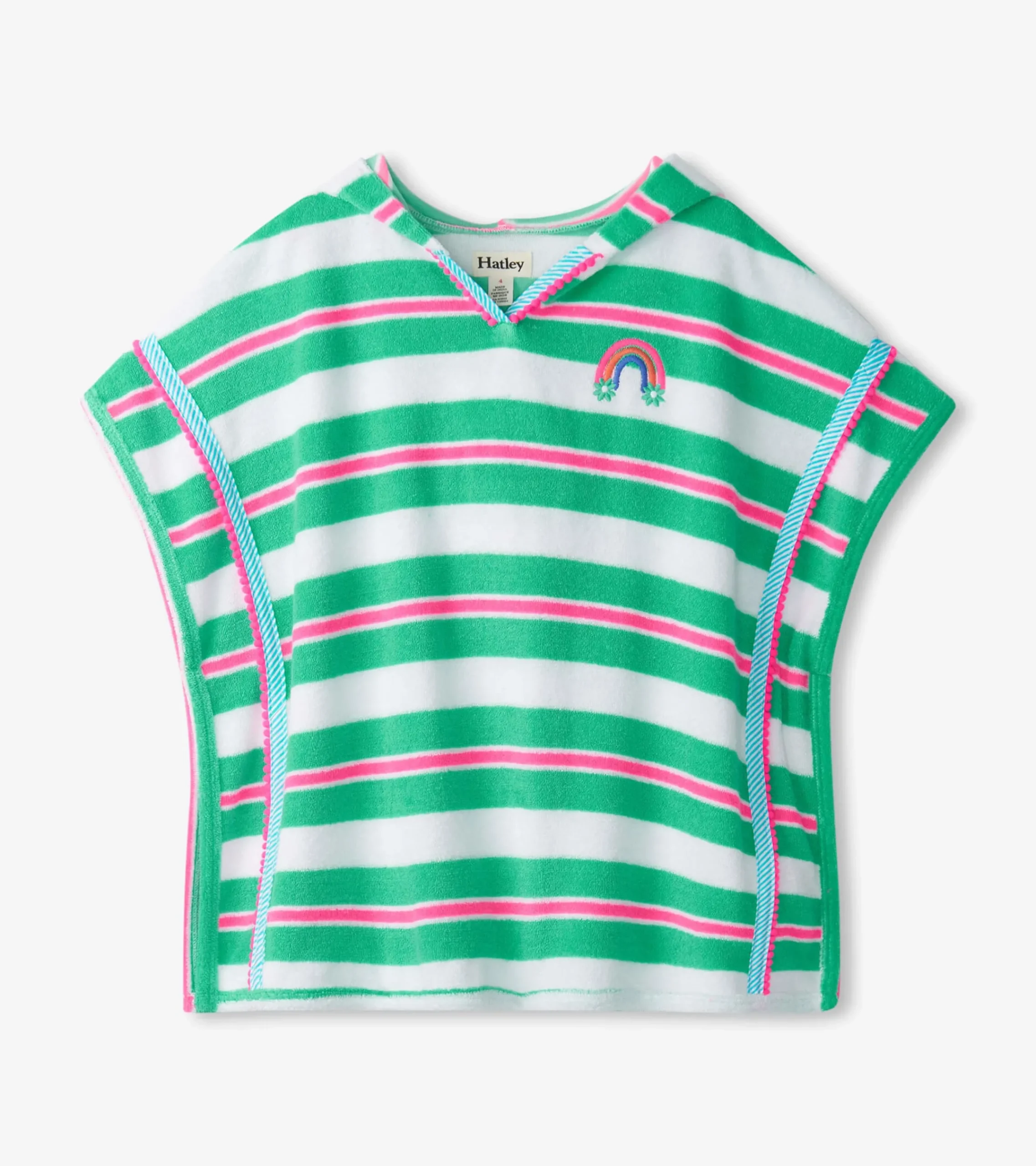 New Hatley Girls Biscay Beach Hooded Cover-Up