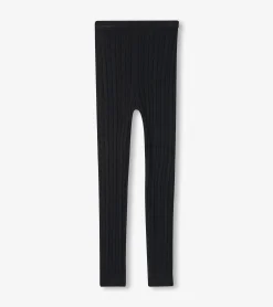 Online Hatley Girls Black Cable Knit Leggings