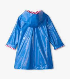 New Hatley Girls Blue Glitter Swing Jacket