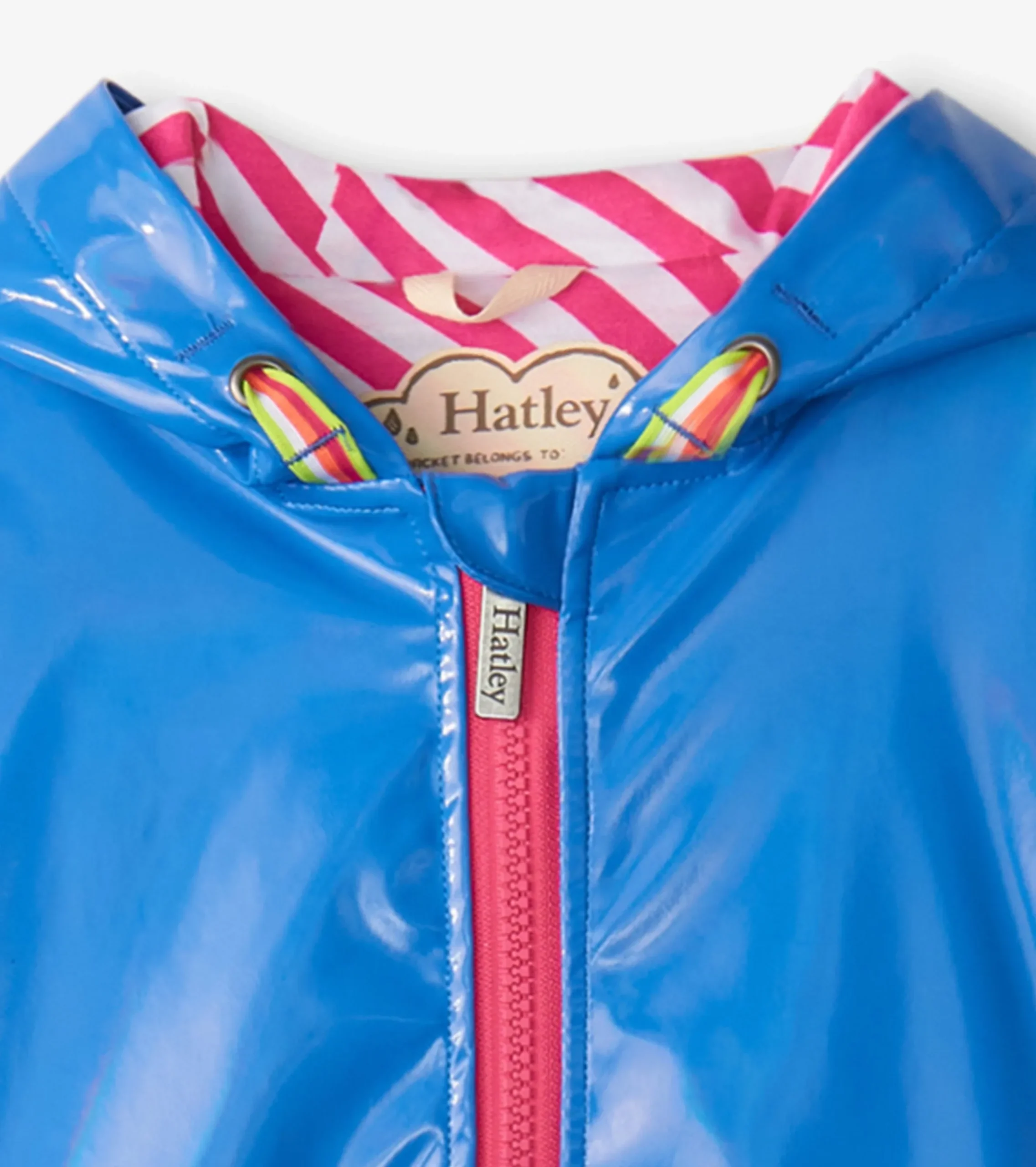 New Hatley Girls Blue Glitter Swing Jacket
