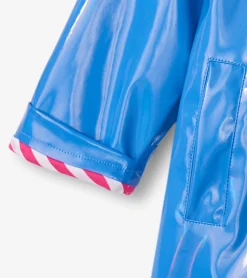New Hatley Girls Blue Glitter Swing Jacket