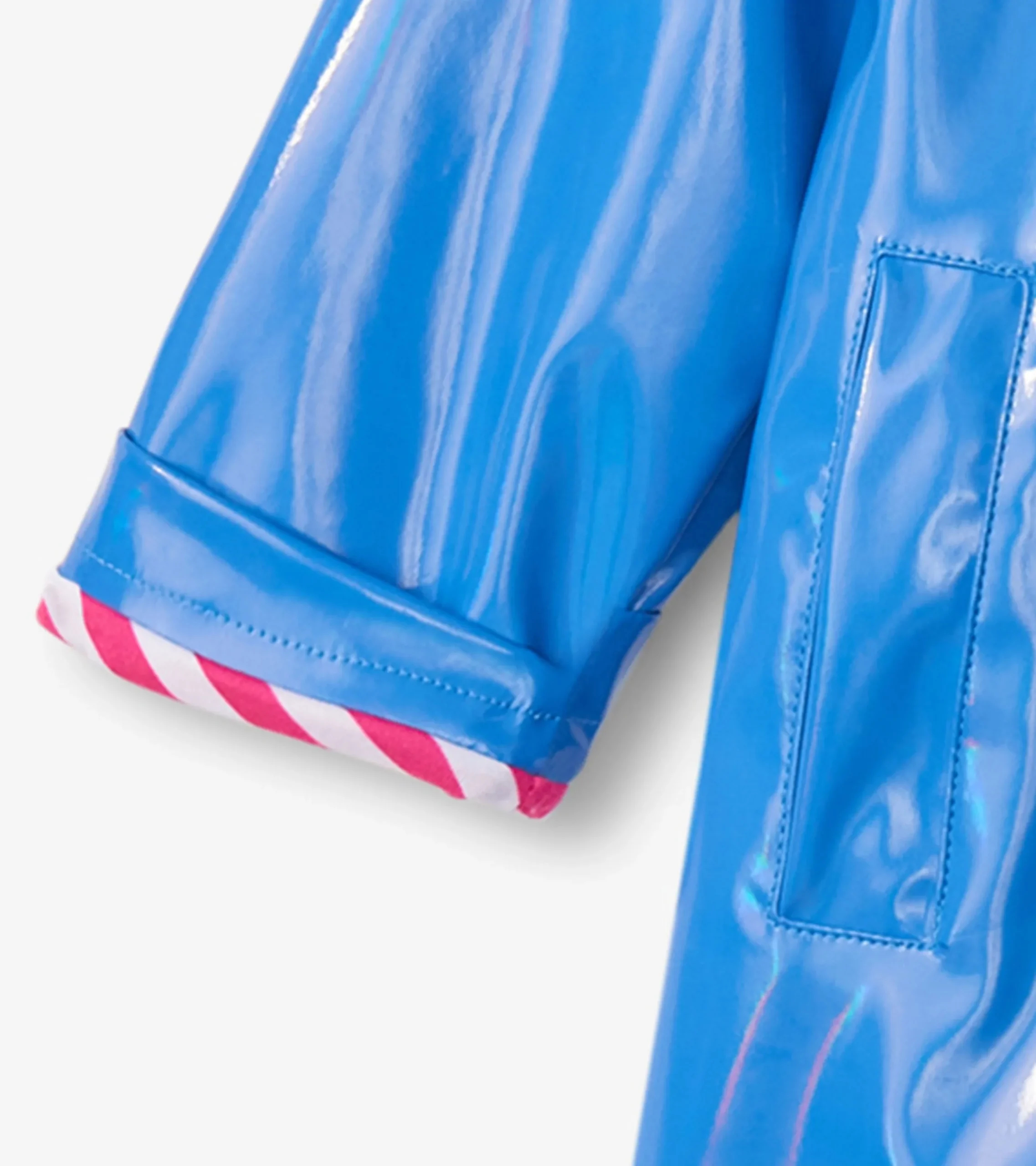 New Hatley Girls Blue Glitter Swing Jacket
