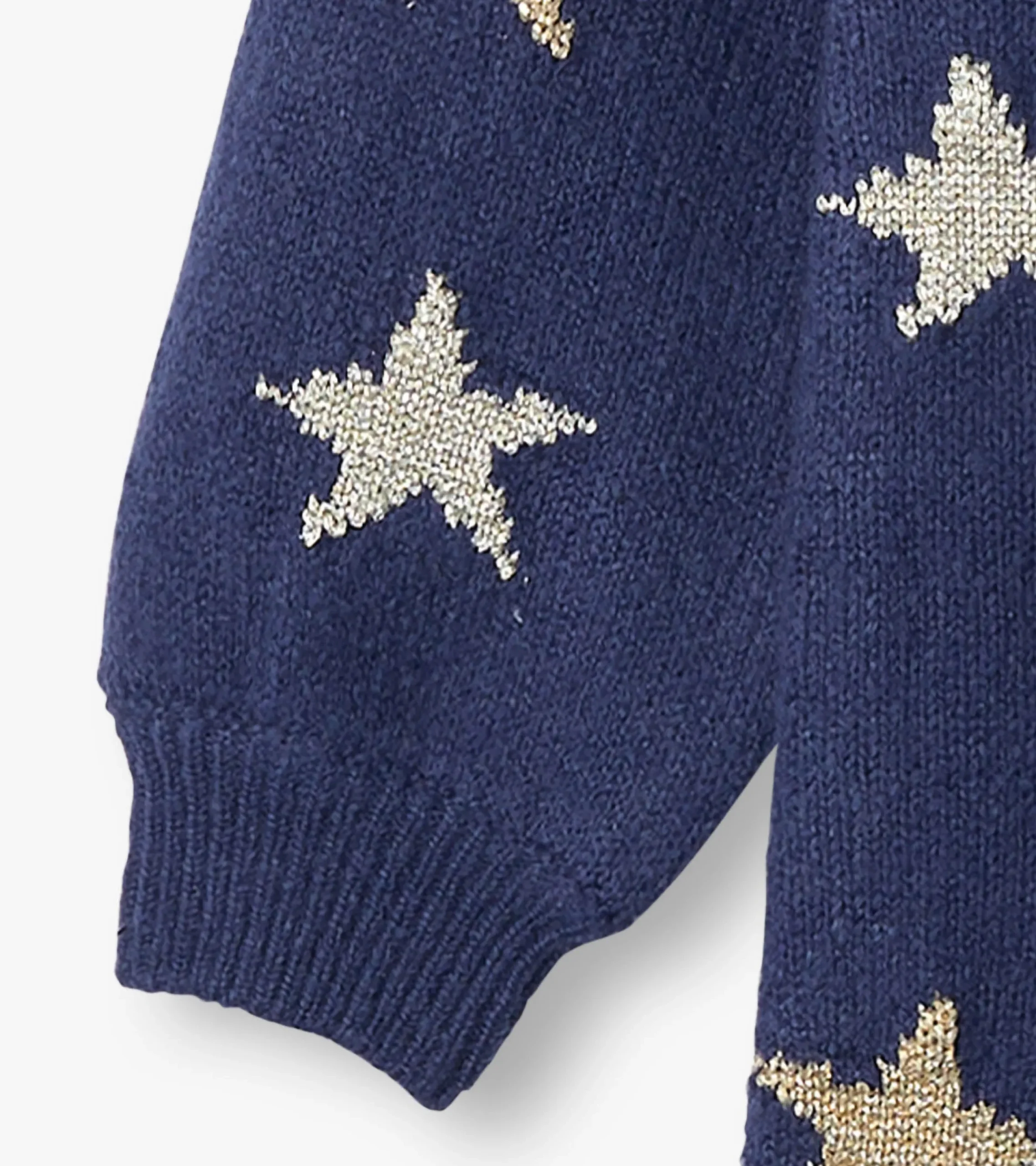 Sale Hatley Girls Blue Starlight Sweater Dress