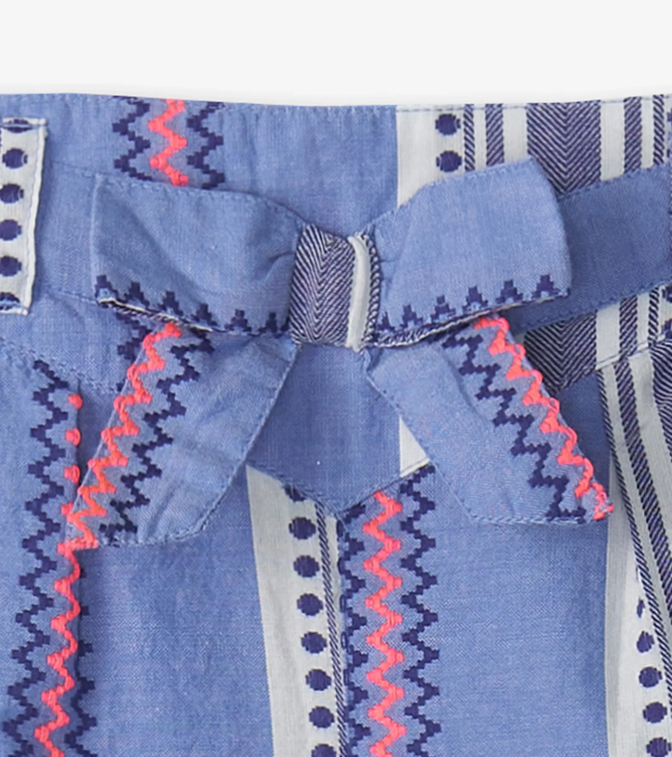 Hot Hatley Girls Boho Stripe Paper Bag Shorts
