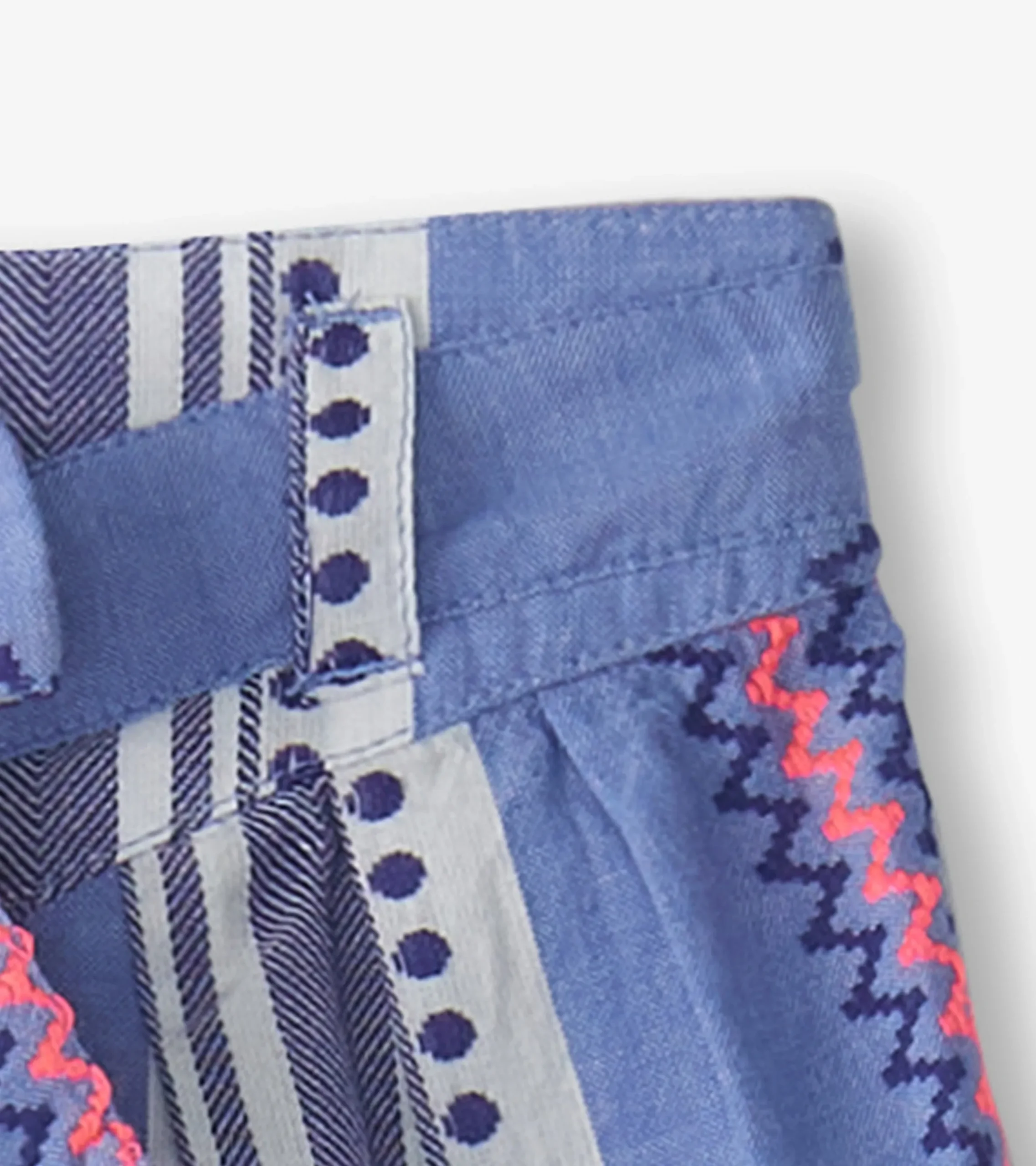 Hot Hatley Girls Boho Stripe Paper Bag Shorts