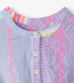 Hot Hatley Girls Boho Summer Smocked Waist Dress