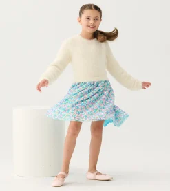 New Hatley Girls Cami Lace Fuzzy Mixed Sequin Skirt Dress