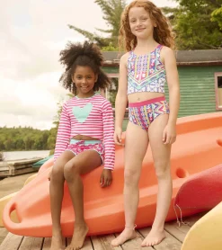 Hot Hatley Girls Candy Stripes Cross Over Cover-Up