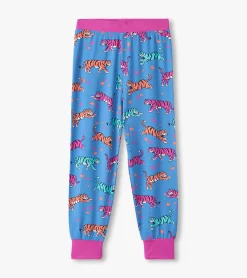 Best Hatley Girls Celestial Tigers Bamboo Pajama Set