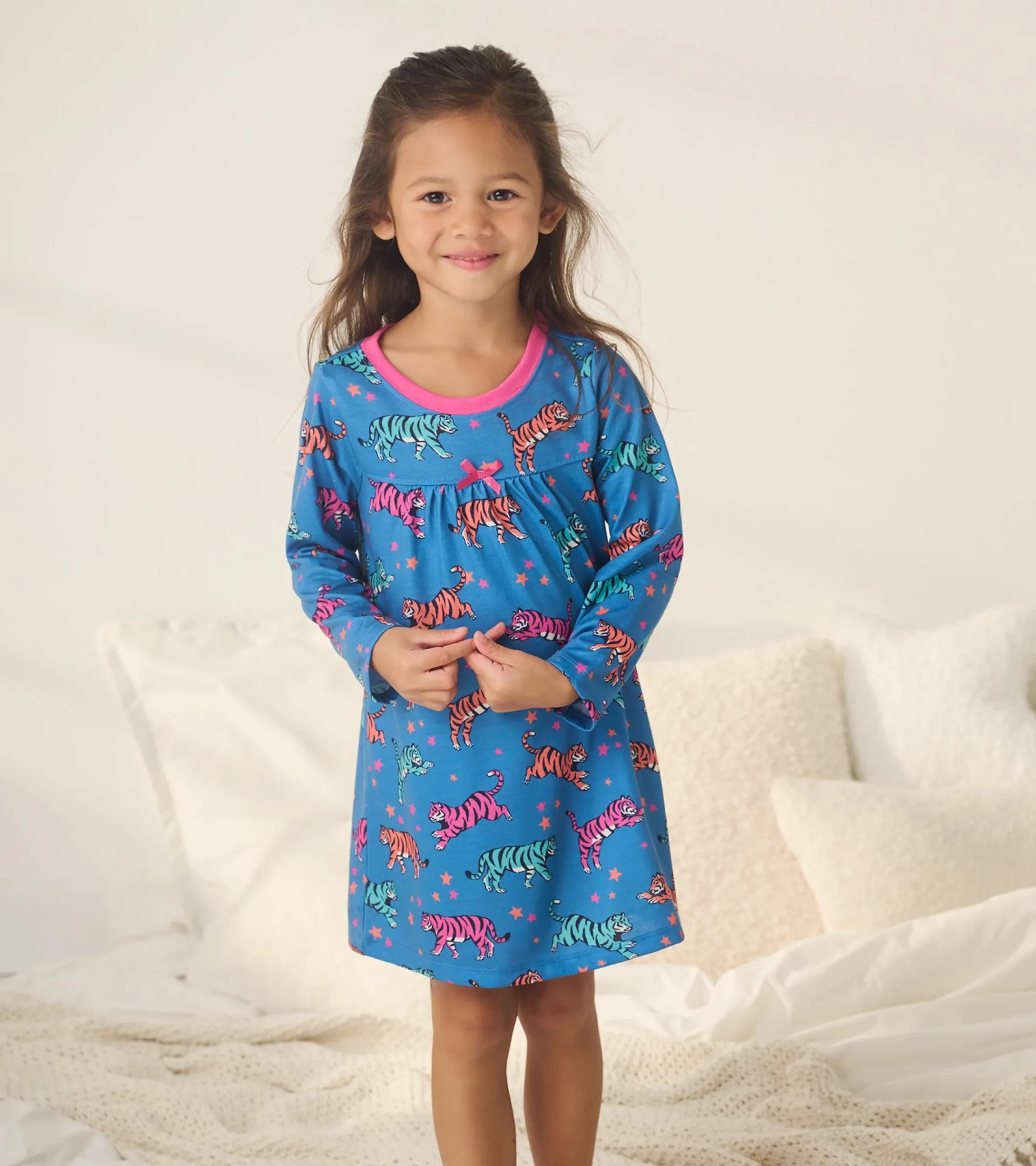 Hot Hatley Girls Celestial Tigers Nightgown