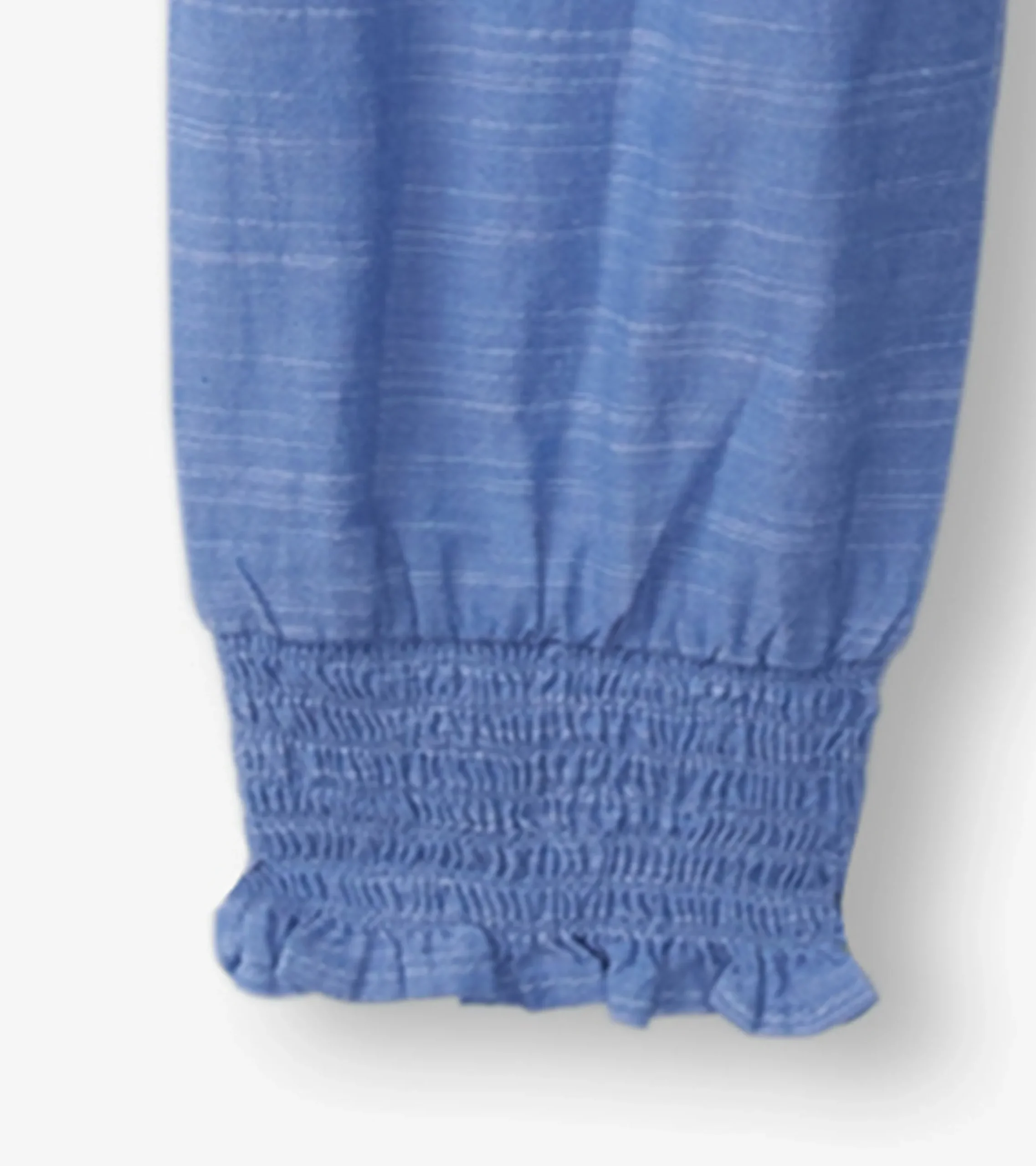 Discount Hatley Girls Chambray Smocked Jumpsuit