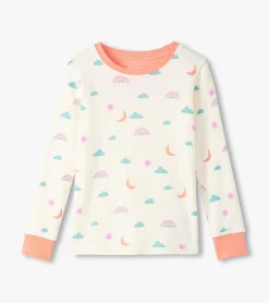 New Hatley Girls Charms Organic Cotton Pajama Set