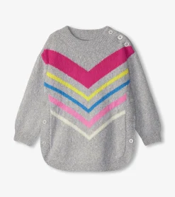 Discount Hatley Girls Chevron Stripe Chunky Sweater Tunic