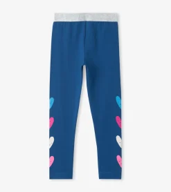 Sale Hatley Girls Colourful Hearts Fun Waist Leggings