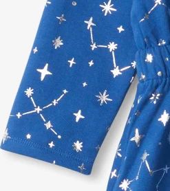 Clearance Hatley Girls Constellations Waist Terry Dress