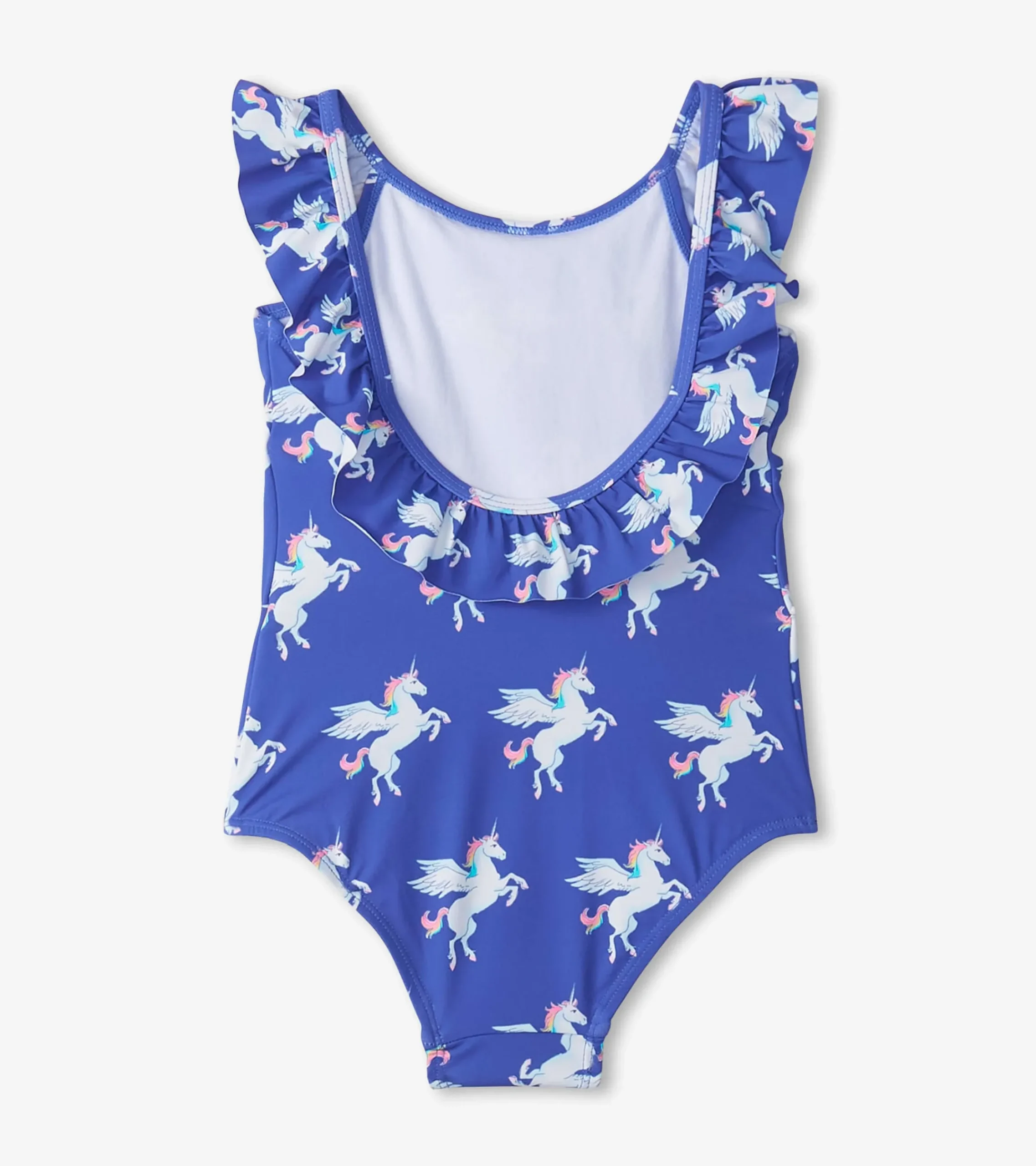 Clearance Hatley Girls Dazzling Unicorn Ruffle Sleeve Swimsuit