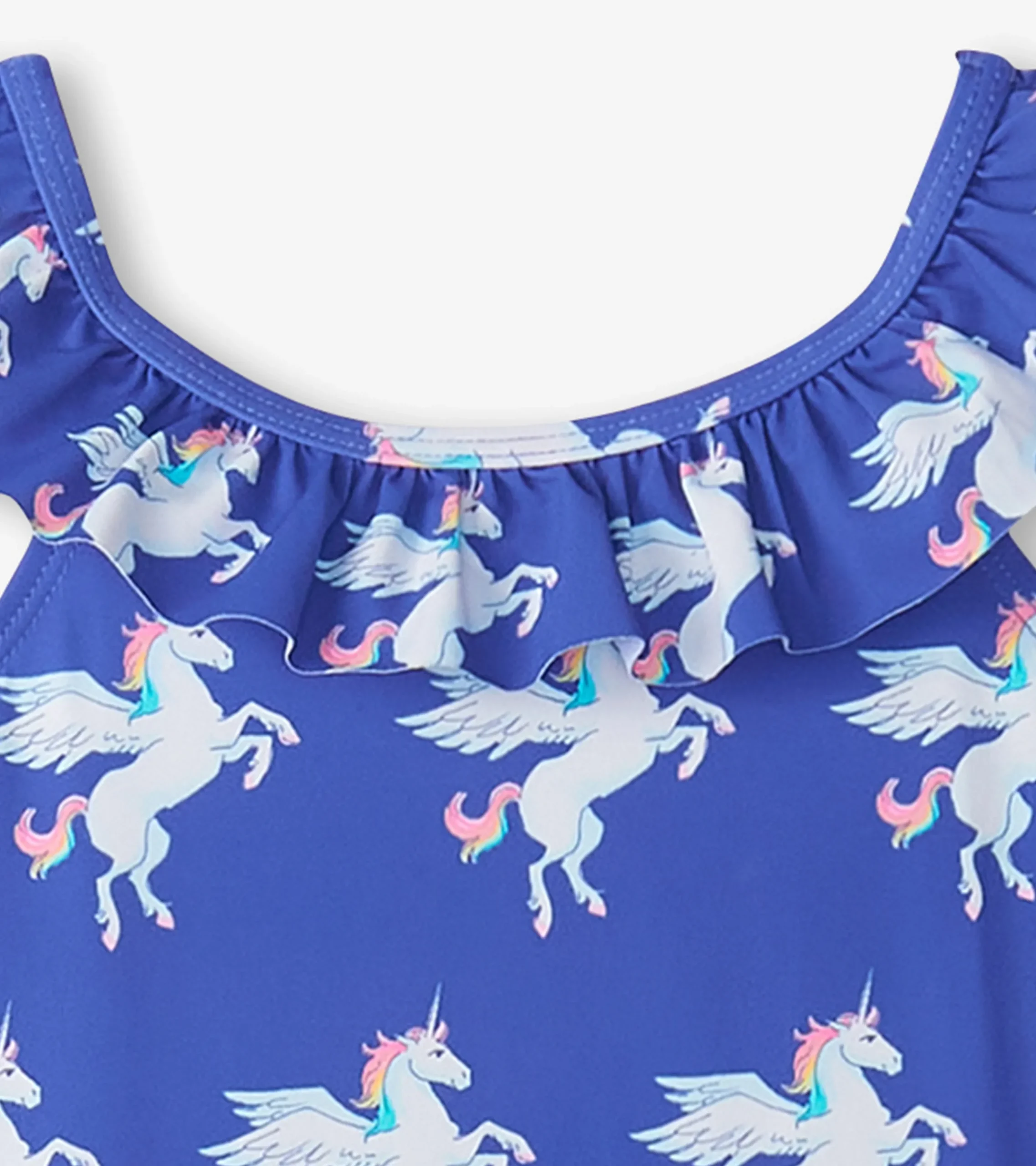 Clearance Hatley Girls Dazzling Unicorn Ruffle Sleeve Swimsuit