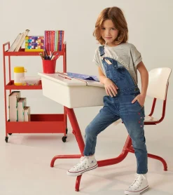 Online Hatley Girls Denim Stretch Classic Overalls