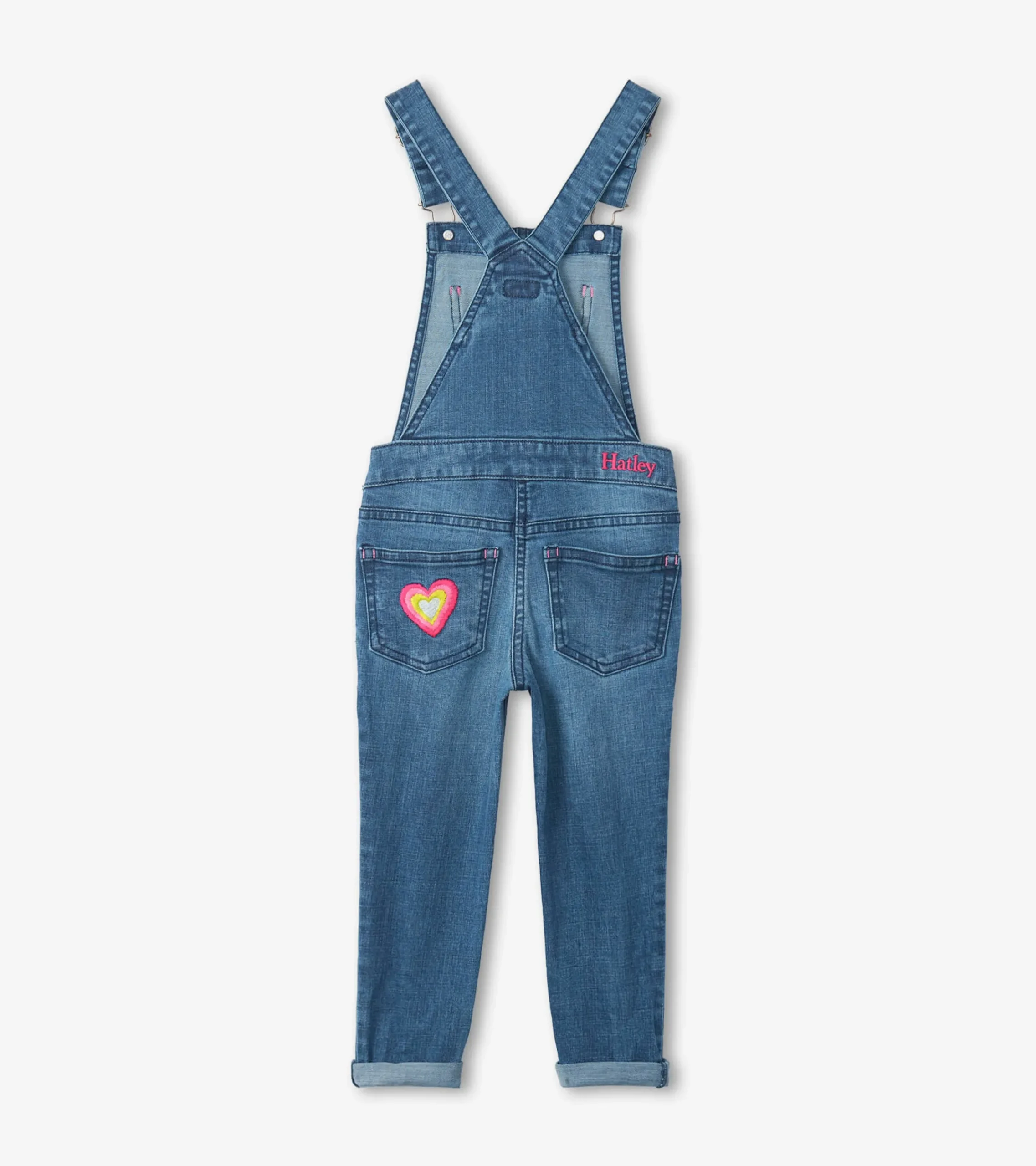 Online Hatley Girls Denim Stretch Classic Overalls