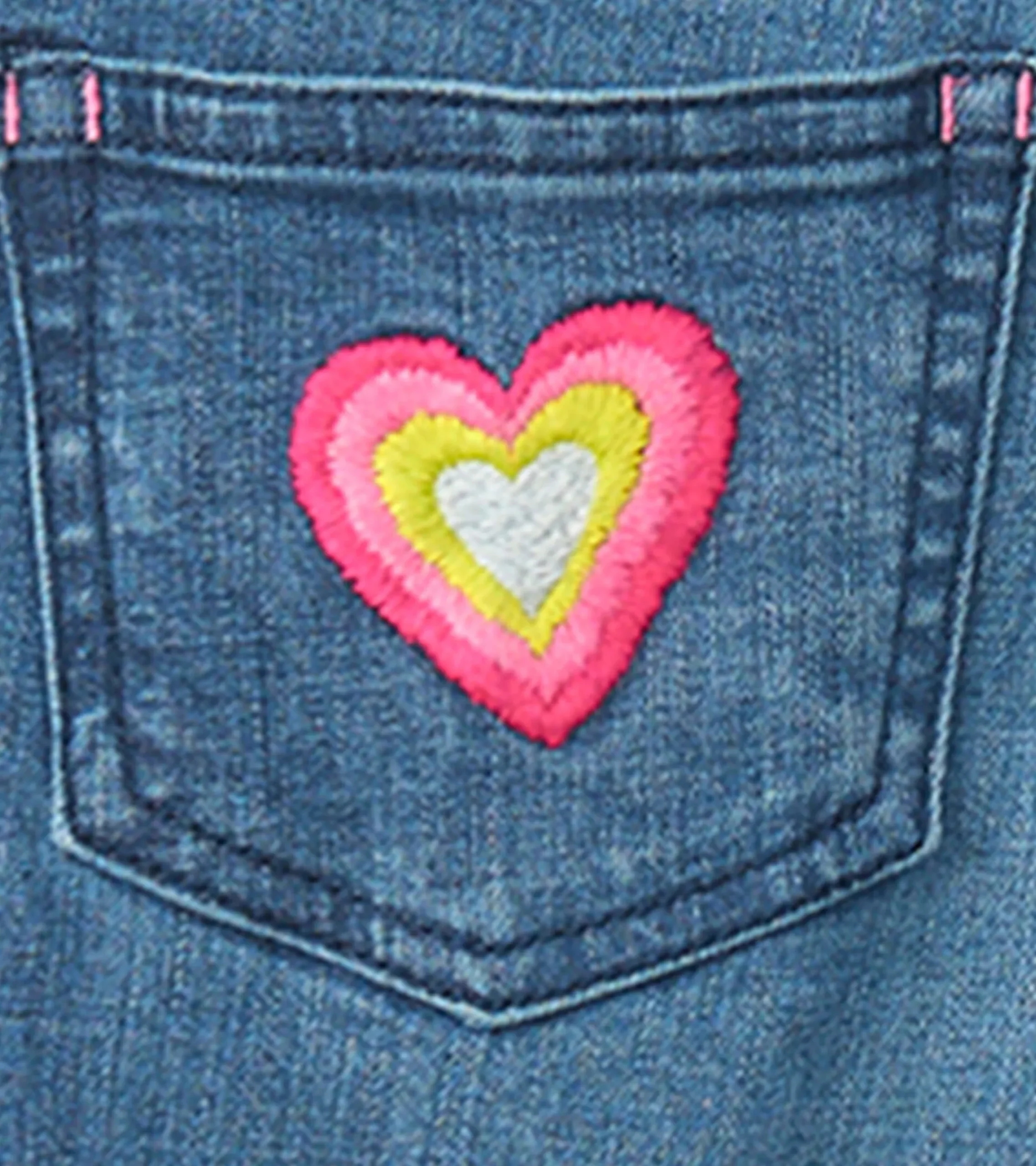 Online Hatley Girls Denim Stretch Classic Overalls