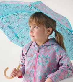 Outlet Hatley Girls Ditsy Floral Zip-Up Lightweight Rain Jacket