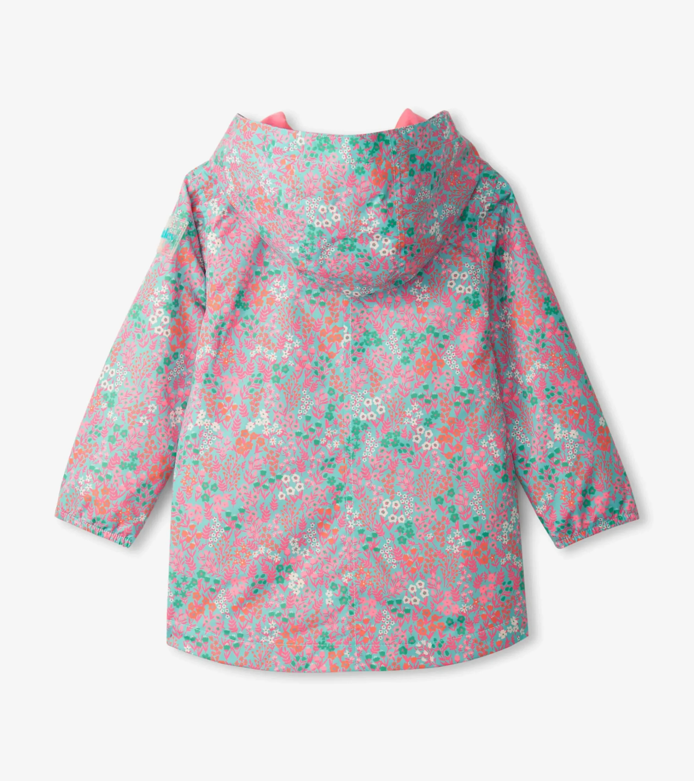 Outlet Hatley Girls Ditsy Floral Zip-Up Lightweight Rain Jacket