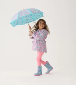 Outlet Hatley Girls Ditsy Floral Zip-Up Lightweight Rain Jacket