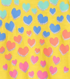 Hatley Girls Falling Hearts Graphic Tee