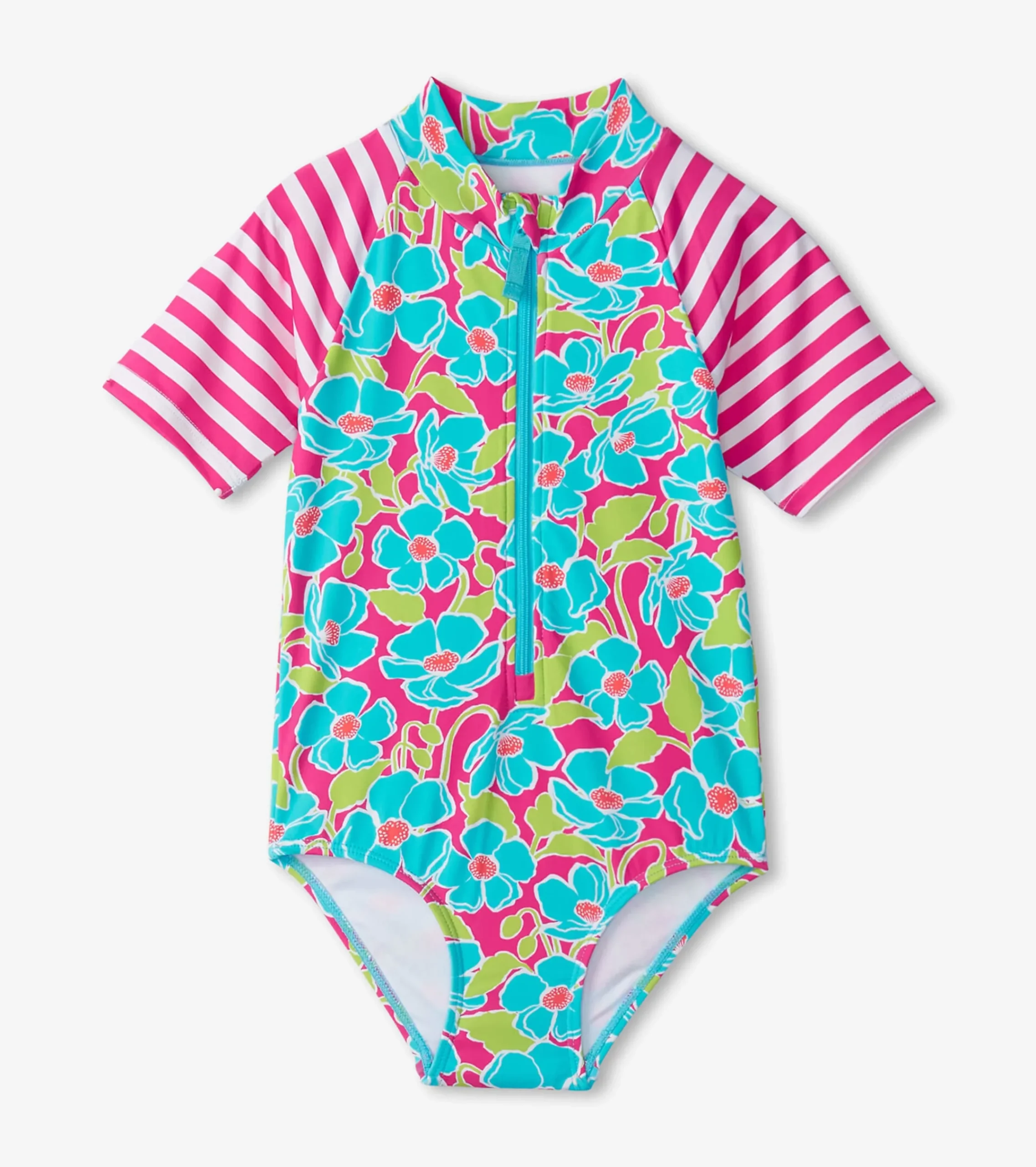 Discount Hatley Girls Floating Poppies One-Piece Rashguard