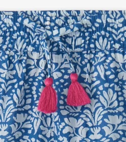 New Hatley Girls Floral Shibori Cropped Culottes