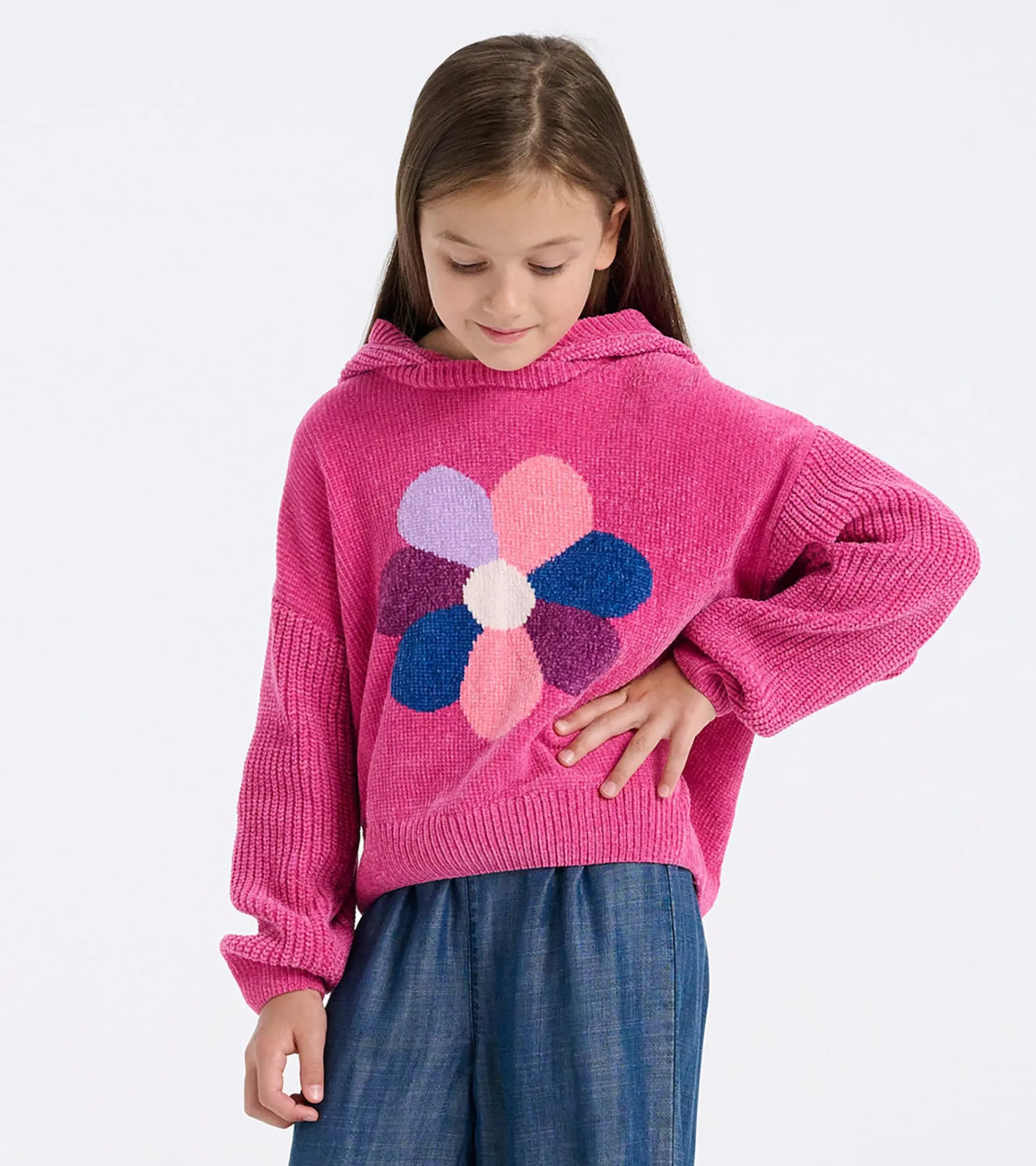 Hot Hatley Girls Flower Power Hoodie
