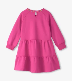 Hatley Girls Flowers Gathered Tiered Dress
