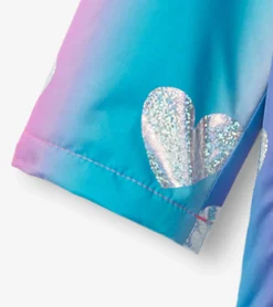 Online Hatley Girls Fun Hearts Zip-Up Lightweight Rain Jacket