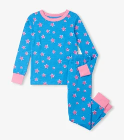 Discount Hatley Girls Glitter Stars Pajama Set