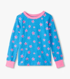 Discount Hatley Girls Glitter Stars Pajama Set
