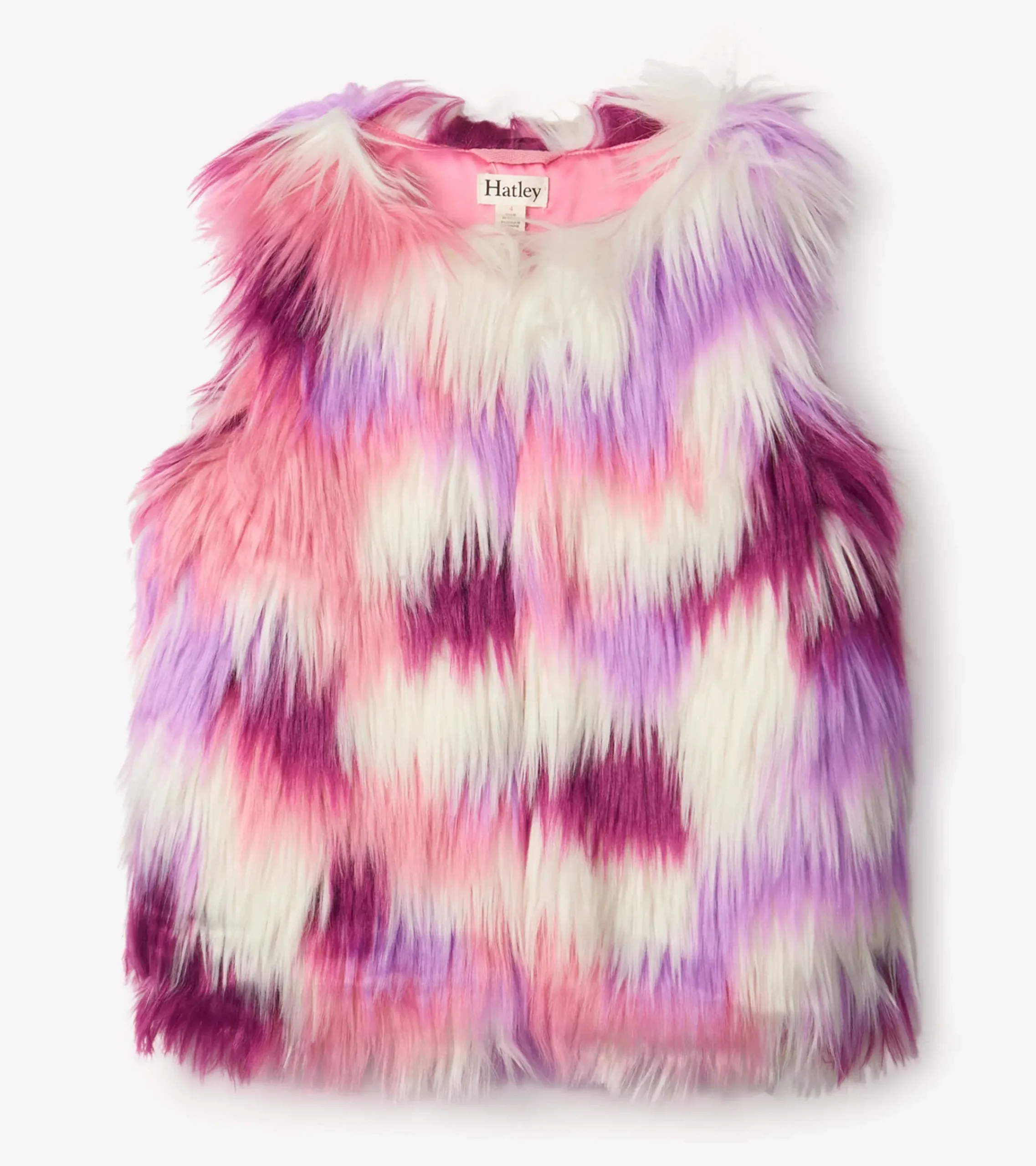 Outlet Hatley Girls Groovy Faux Fur Vest