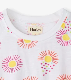 Best Hatley Girls Heart Suns Cinched Waist Dress