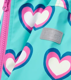 Online Hatley Girls Hearts Colour Changing Zip-Up Rain Jacket