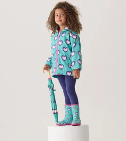 Outlet Hatley Girls Hearts Packable Rain Boots