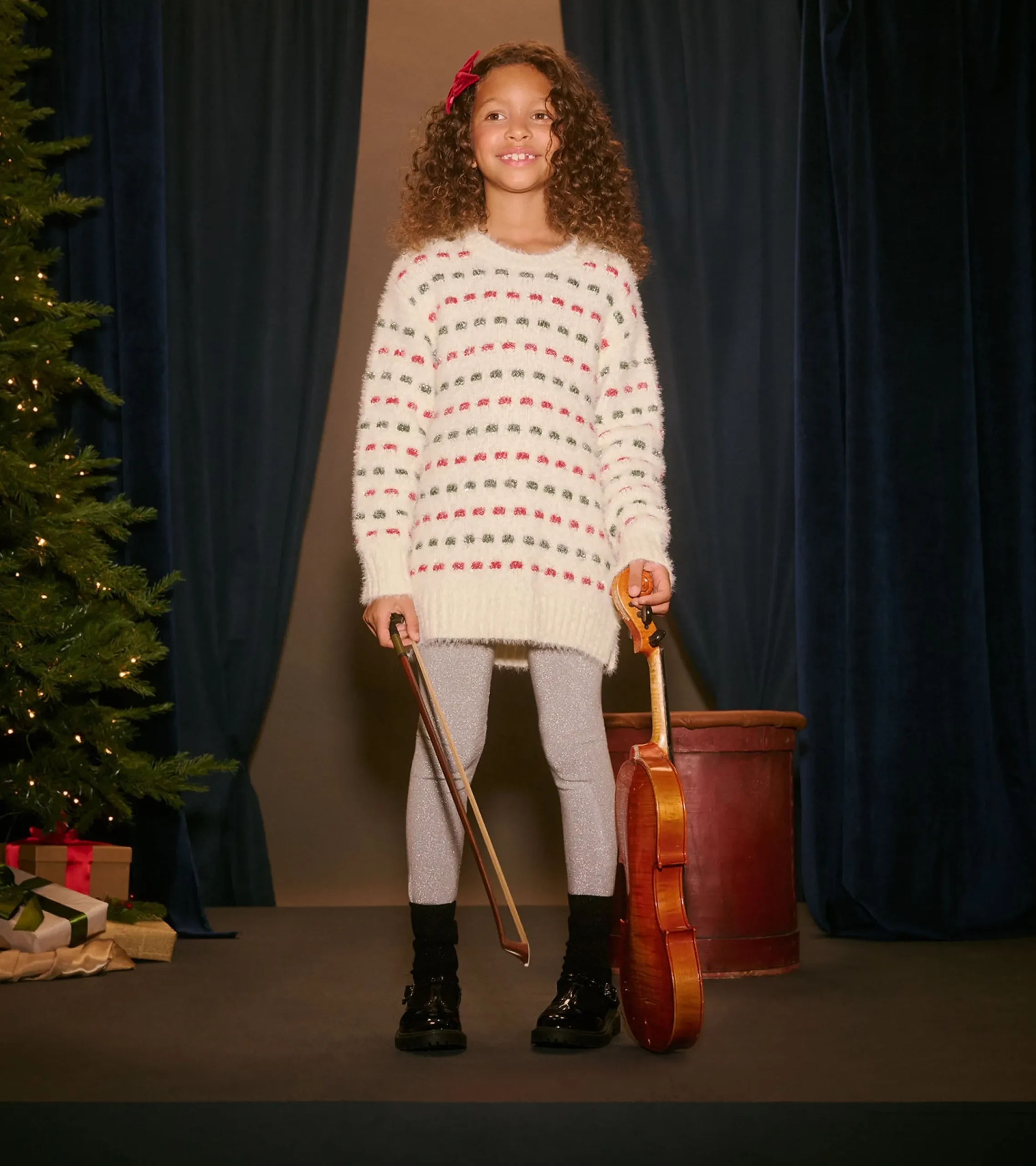 Outlet Hatley Girls Holiday Basket Weave Sweater
