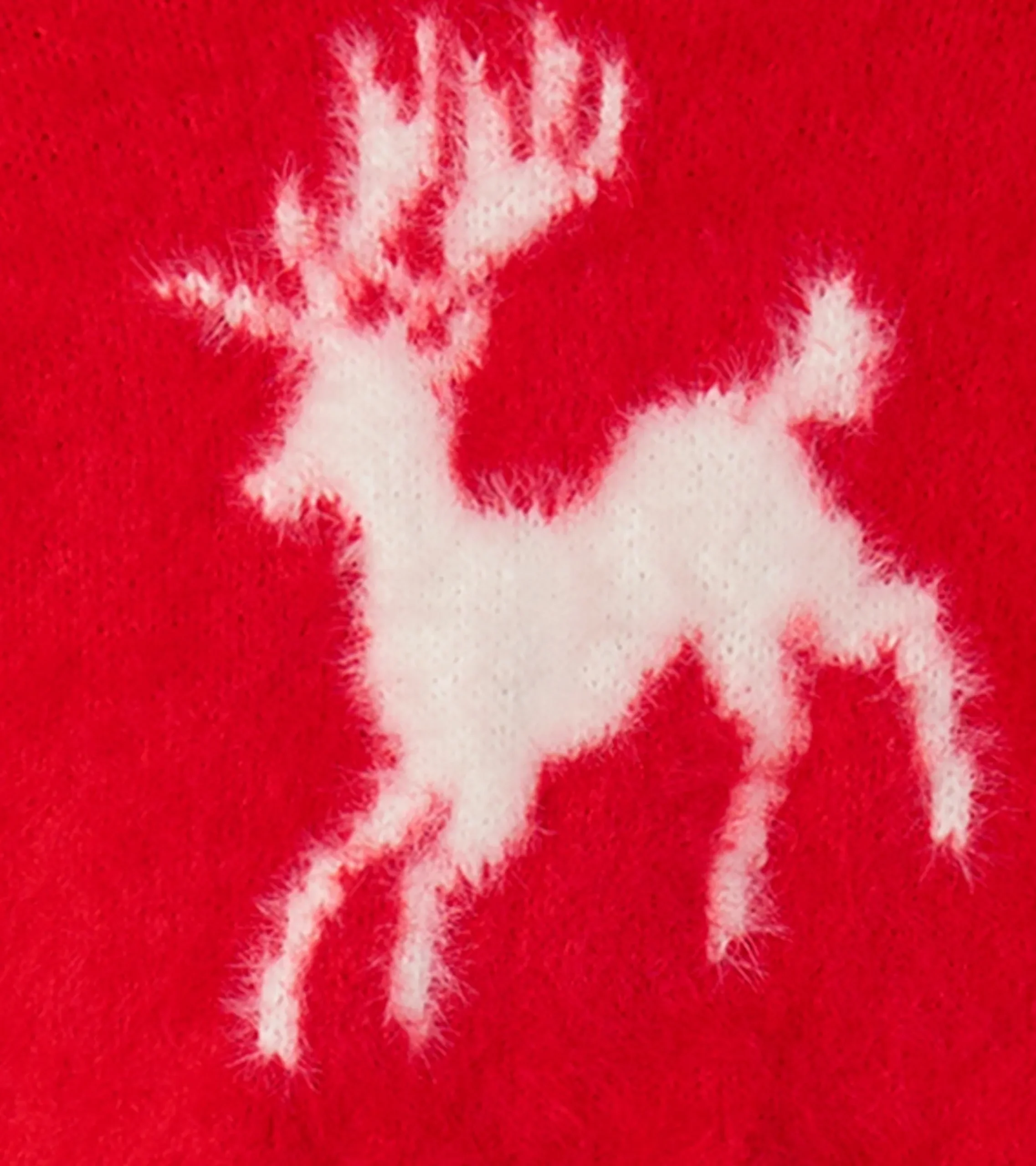 Sale Hatley Girls Holiday Deer Mix Media Dress