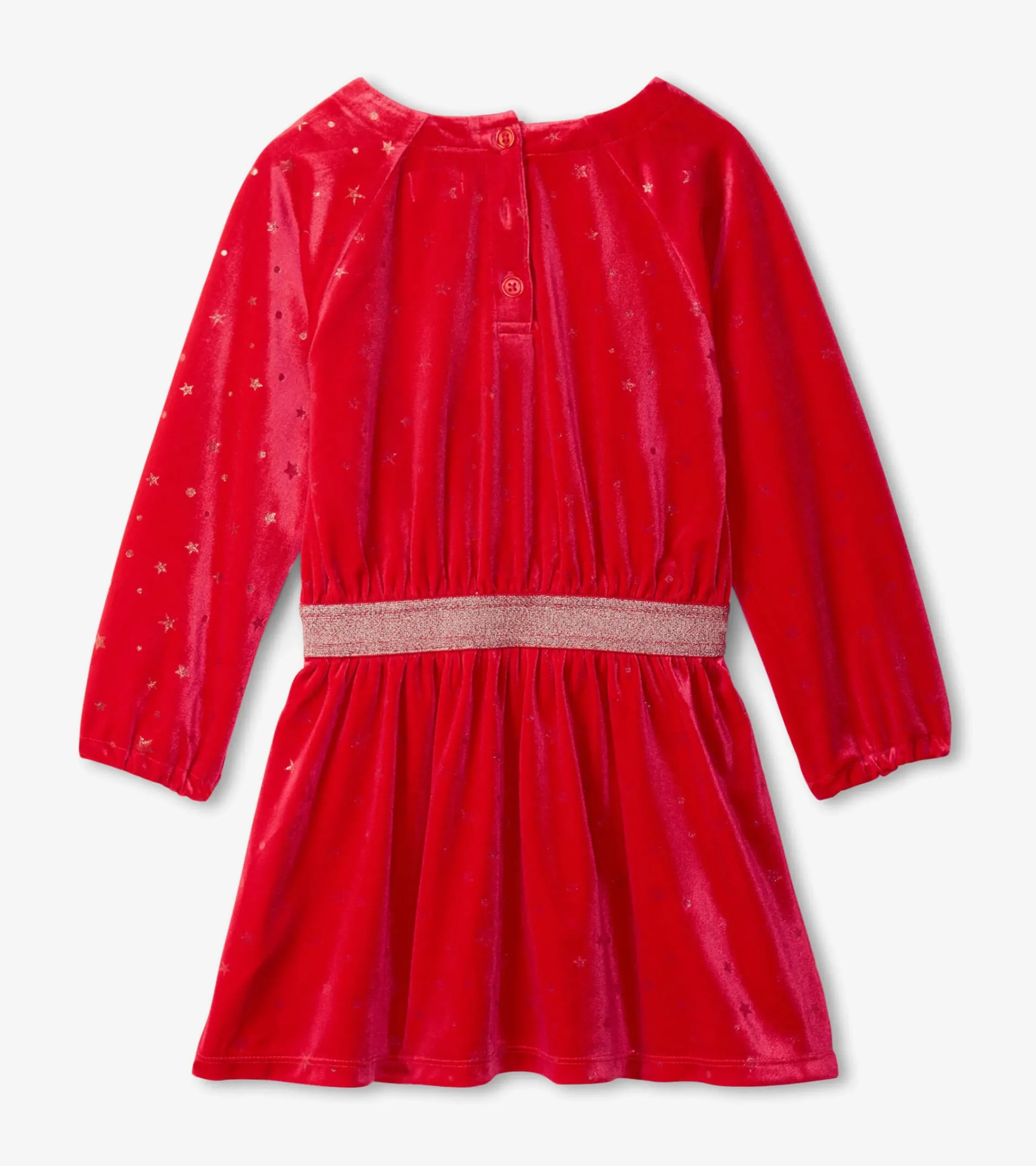 Discount Hatley Girls Holiday Stars Crushed Velour Dress