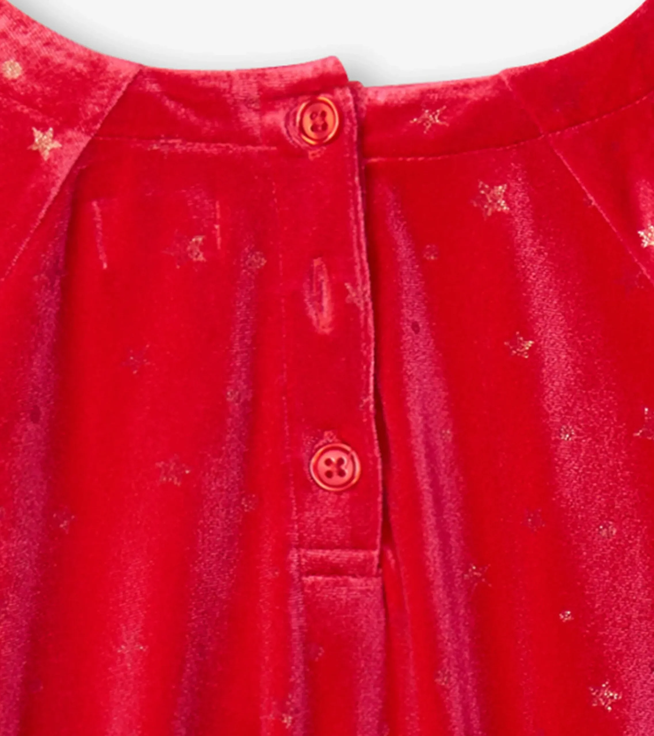 Discount Hatley Girls Holiday Stars Crushed Velour Dress