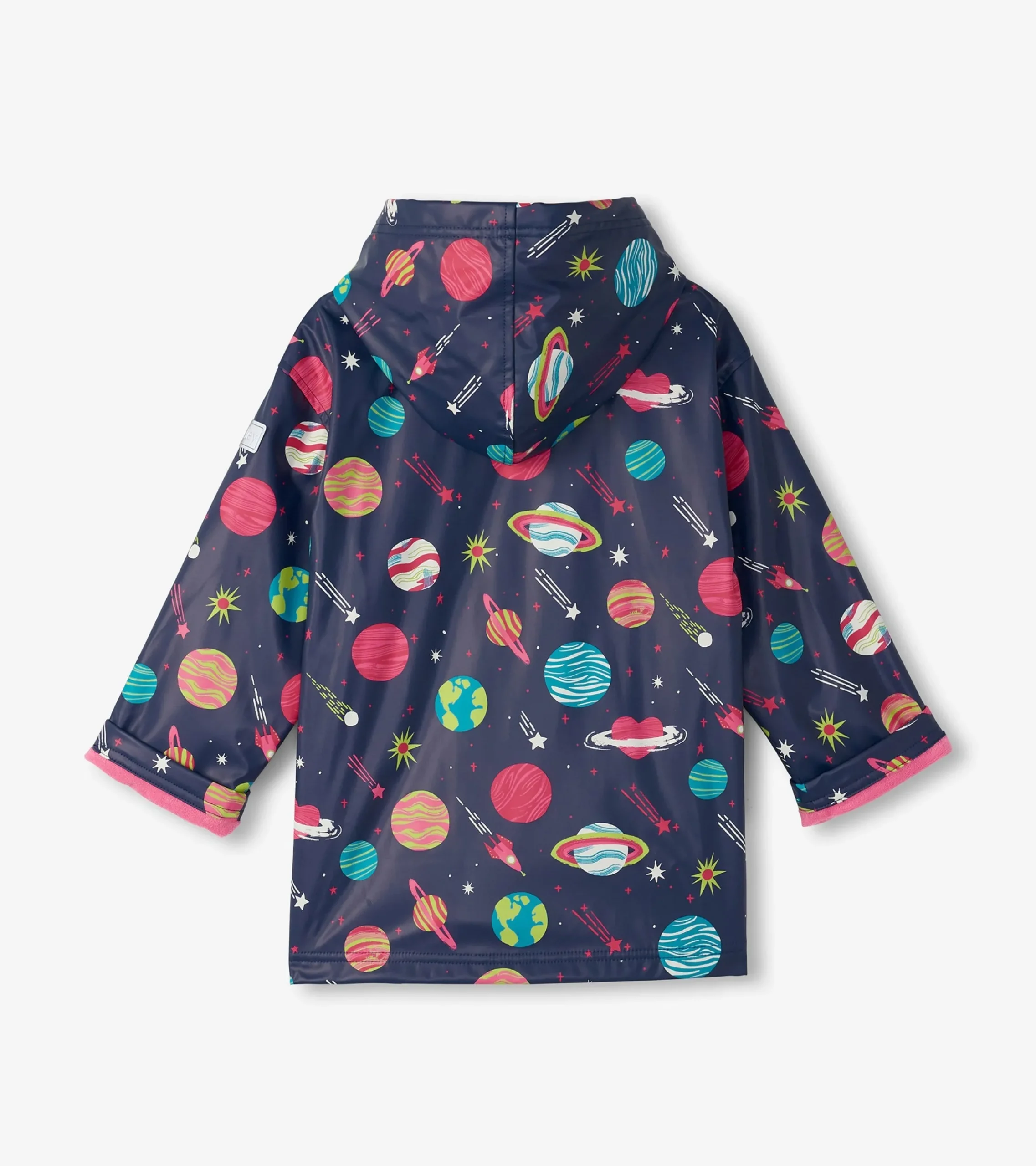 Clearance Hatley Girls Interstellar Zip-Up Rain Jacket