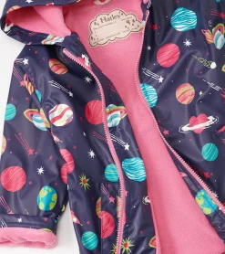 Clearance Hatley Girls Interstellar Zip-Up Rain Jacket
