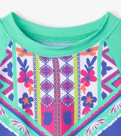 Best Hatley Girls Kaleidoscope Long Sleeve Rashguard